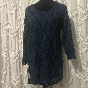 Ariat lace tunic top small   C